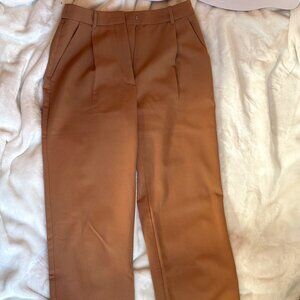 Abercrombie & Fitch tailored straight pant, tan, size 4